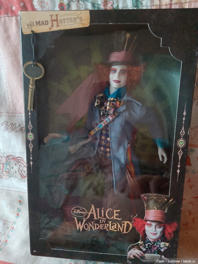 Безумный шляпник 2009 Mattel НРФБ из кф,, Алиса в стране чудес" (фото 3)