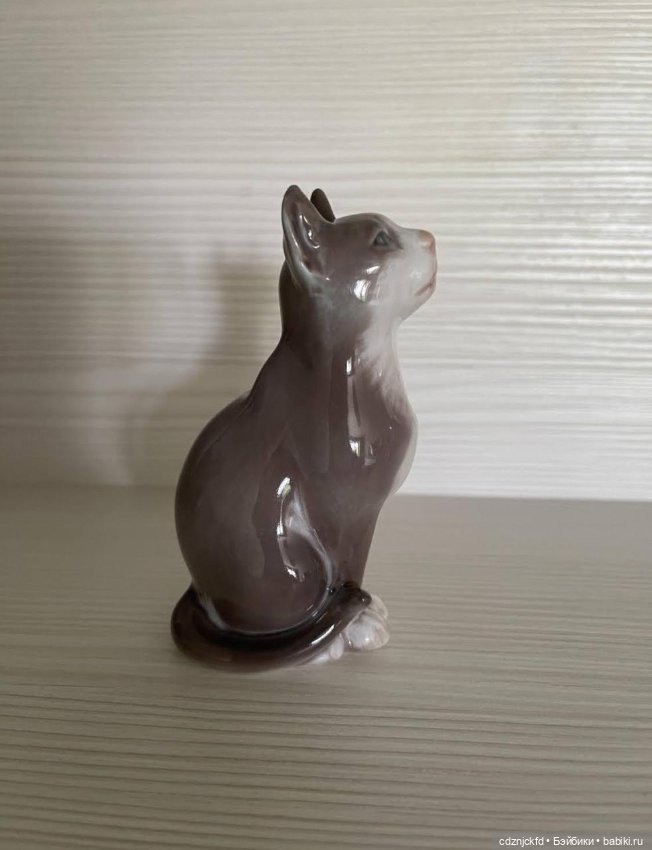 Фарфоровая фигура Кошка Dahl Jensen (фото 5)
