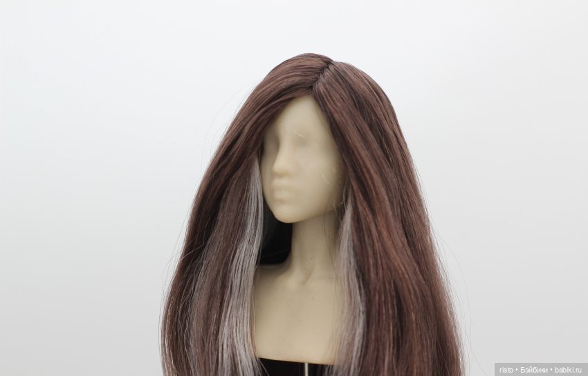 Длинный парик со светлыми прядями для подростков JRDolls от Анны Золотухиной (фото 3)