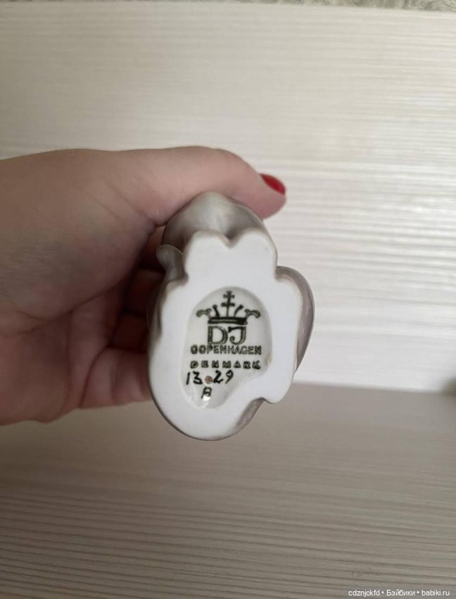 Фарфоровая фигура Кошка Dahl Jensen (фото 2)