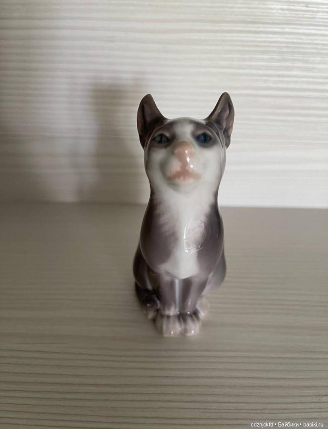 Фарфоровая фигура Кошка Dahl Jensen (фото 6)