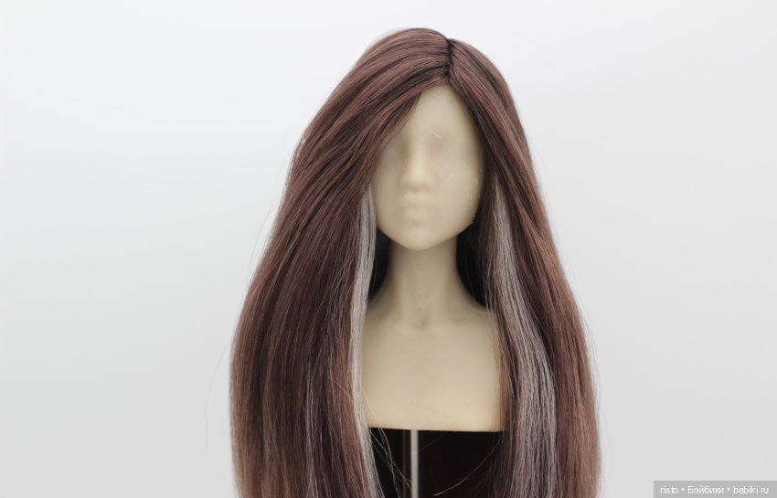 Длинный парик со светлыми прядями для подростков JRDolls от Анны Золотухиной (фото 2)