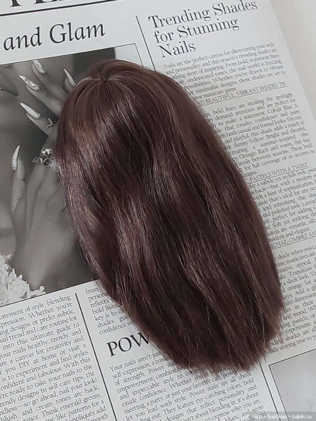 Длинный парик со светлыми прядями для подростков JRDolls от Анны Золотухиной (фото 6)