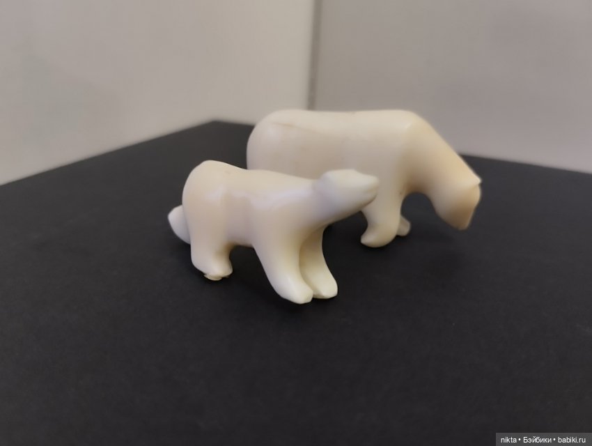 Фигурки СССР Белые медведи Миниатюра