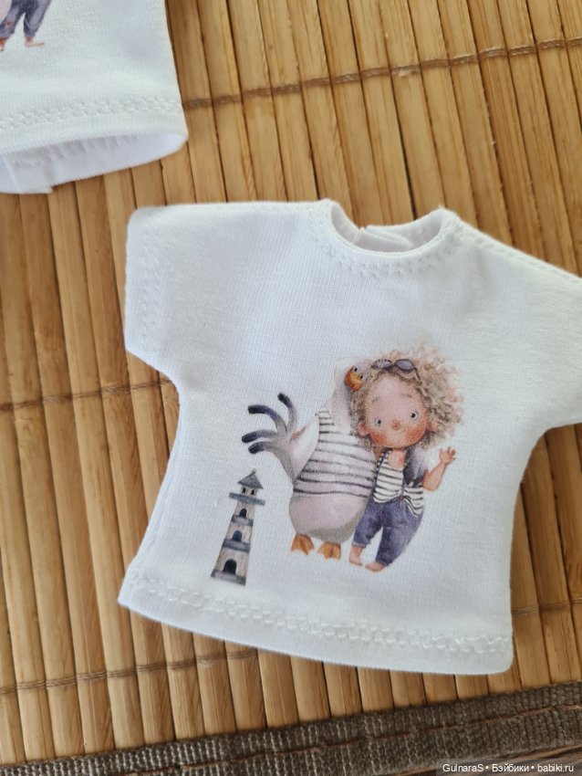 Футболка для бжд и шарнирных кукол 1/6 (фото 5)