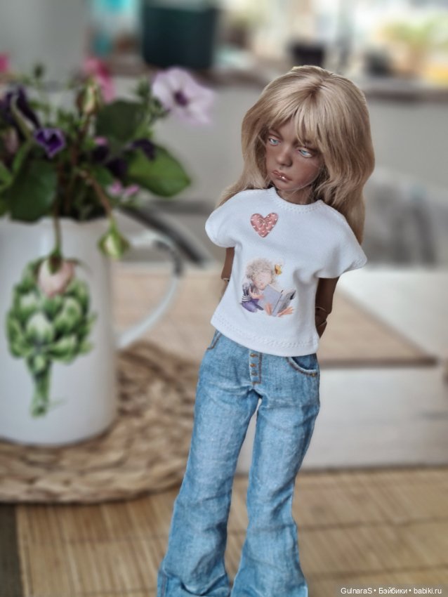 Футболка для бжд и шарнирных кукол 1/6