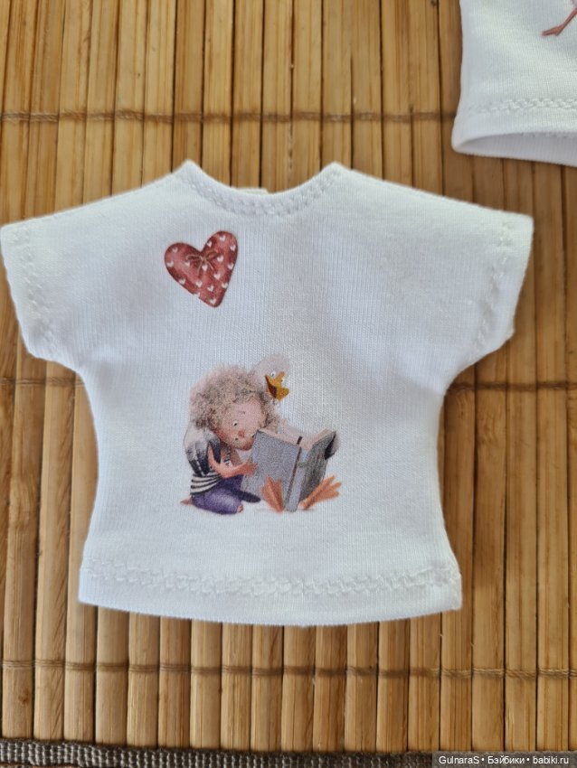 Футболка для бжд и шарнирных кукол 1/6 (фото 7)