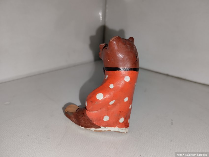 Каргопольская игрушка СССР Медведь (фото 4)