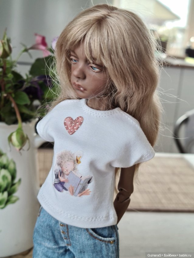 Футболка для бжд и шарнирных кукол 1/6 (фото 2)