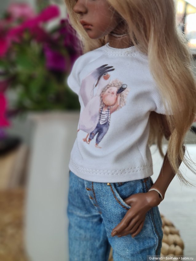 Футболка для бжд и шарнирных кукол 1/6 (фото 8)