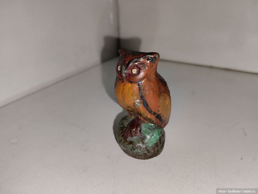 Сова Металл Миниатюра — Статуэтки