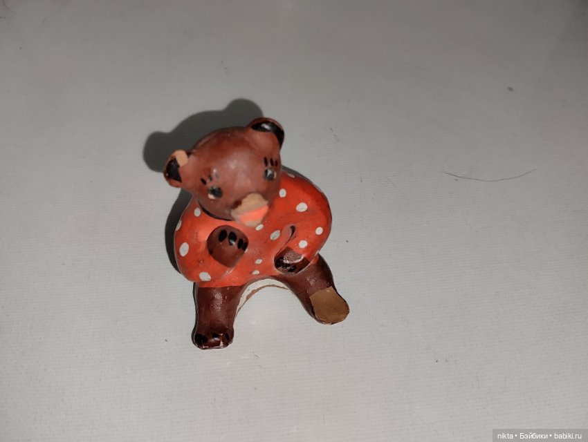 Каргопольская игрушка СССР Медведь (фото 7)