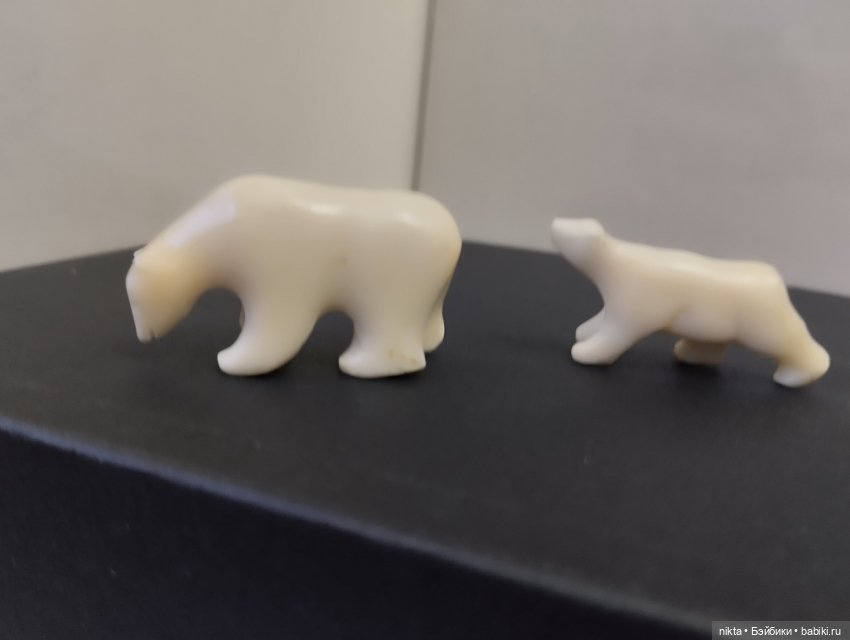 Фигурки СССР Белые медведи Миниатюра (фото 3)