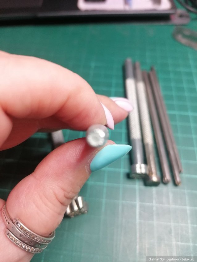 Набор для тиснения кожи и установки люверсов 3-5 мм (фото 3)