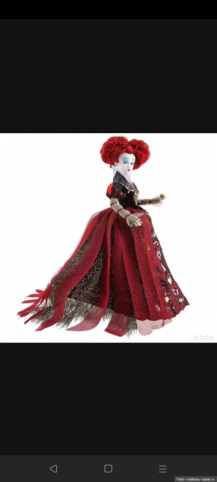 Кукла Iracebeth The Red Queen - Alice Through the Looking Glass Дисней Ирацибета Красная королева