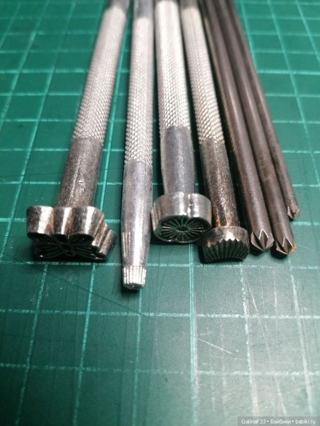 Набор для тиснения кожи и установки люверсов 3-5 мм (фото 2)