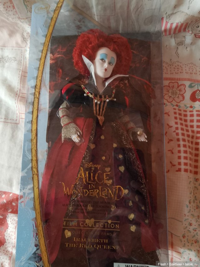Кукла Iracebeth The Red Queen - Alice Through the Looking Glass Дисней Ирацибета Красная королева (фото 5)
