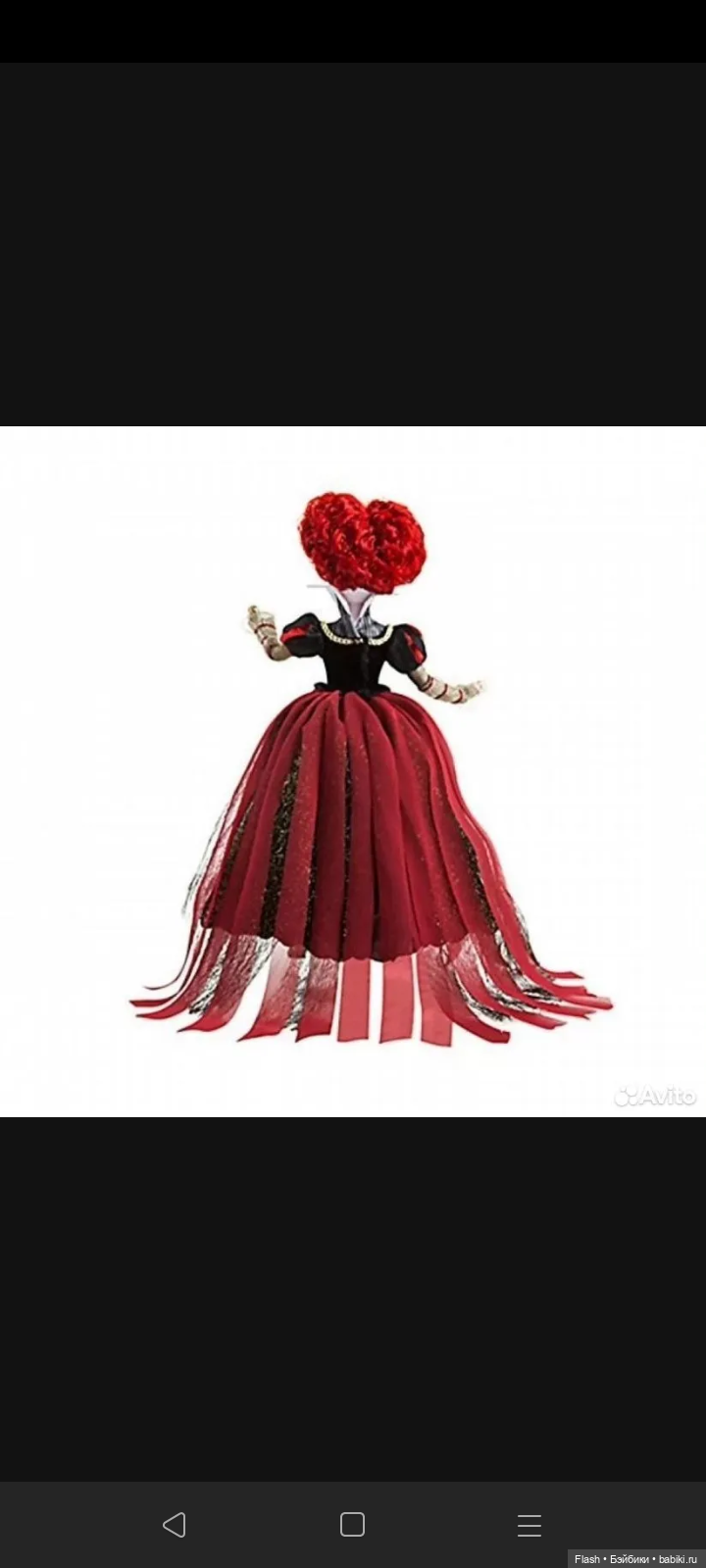 Кукла Iracebeth The Red Queen - Alice Through the Looking Glass Дисней Ирацибета Красная королева (фото 2)