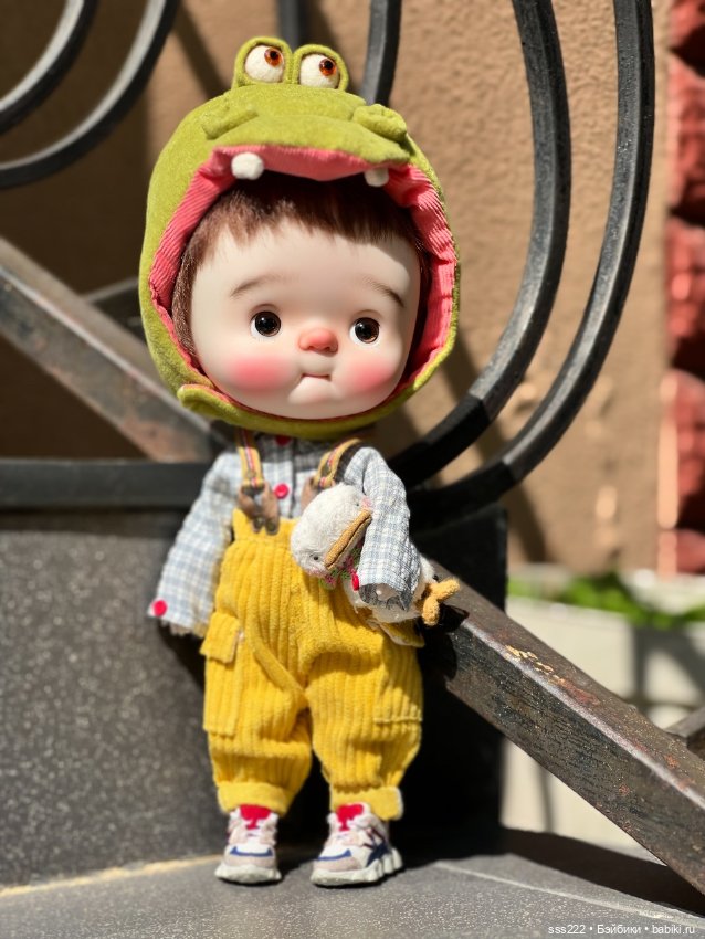 Редчайшая шапка для кукол формата Qbaby,Blythe,Diandian