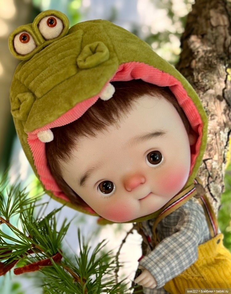 Редчайшая шапка для кукол формата Qbaby,Blythe,Diandian (фото 3)