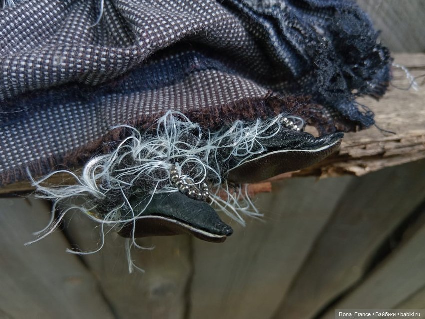 Старая ведьма. Коллекционная авторская кукла, единственный экземпляр (фото 3)