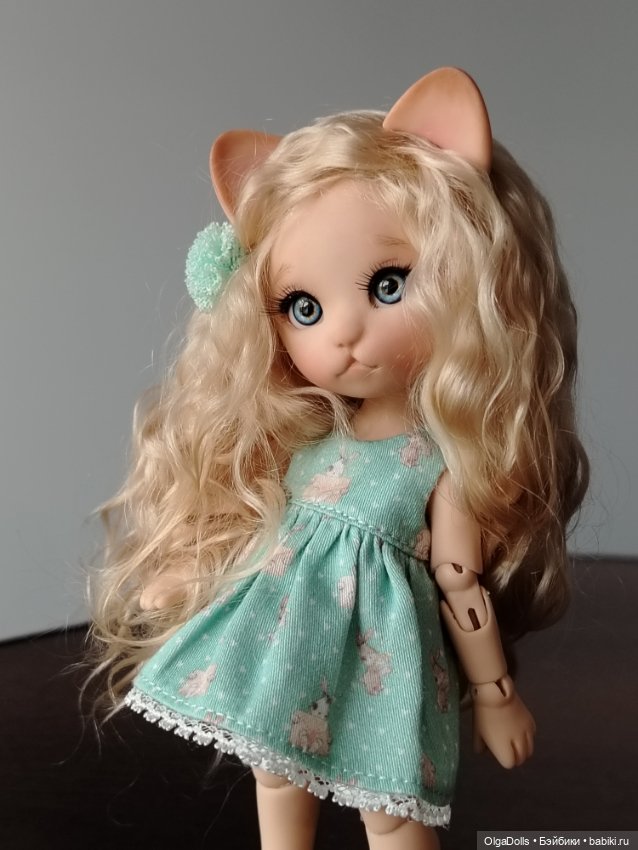 Джули блондиночка — Авторские куклы BJD (фото 3)