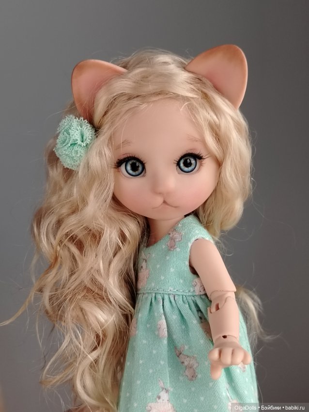 Джули блондиночка — Авторские куклы BJD (фото 6)