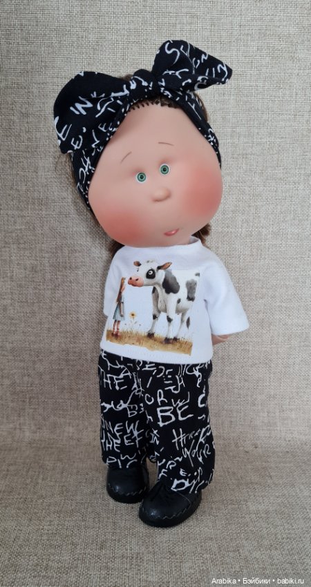 Летний комплект "К бабушке в деревню", для полноразмерной испанской куклы Миа куклы (фото 2)