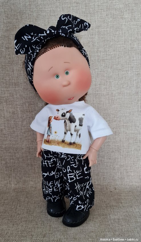 Летний комплект "К бабушке в деревню", для полноразмерной испанской куклы Миа куклы (фото 4)