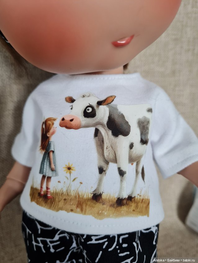 Летний комплект "К бабушке в деревню", для полноразмерной испанской куклы Миа куклы (фото 5)