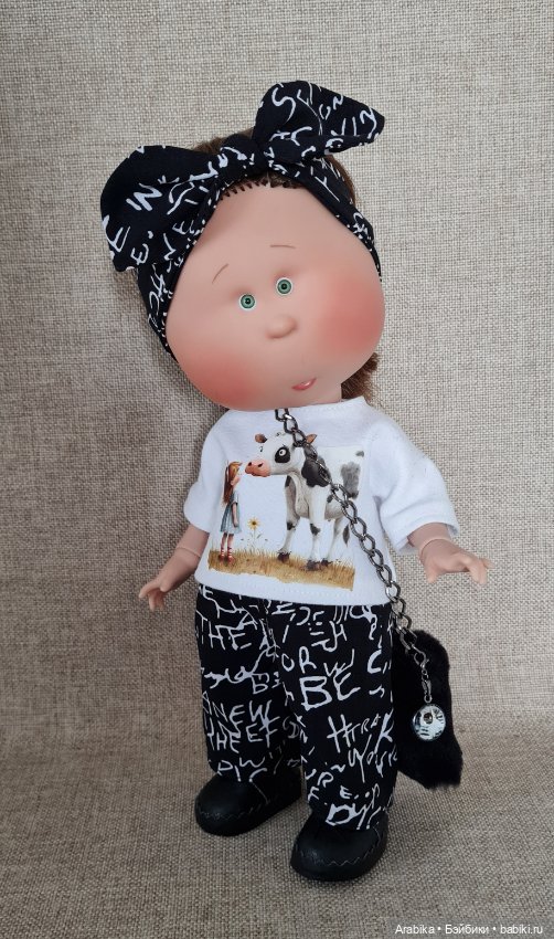 Летний комплект "К бабушке в деревню", для полноразмерной испанской куклы Миа куклы (фото 3)