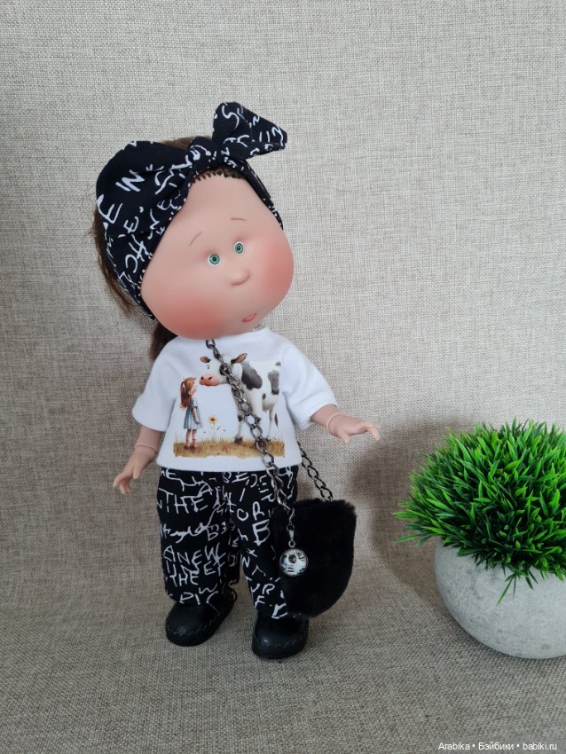 Летний комплект "К бабушке в деревню", для полноразмерной испанской куклы Миа куклы