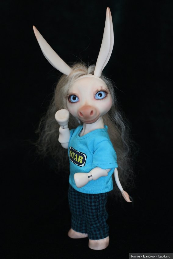 Ослик Джесси — Авторские куклы BJD (фото 4)