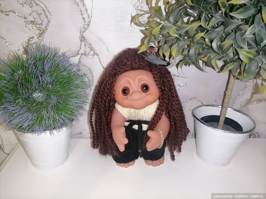 Тролль Dam. Дания. Оригинал с клеймом (фото 4)