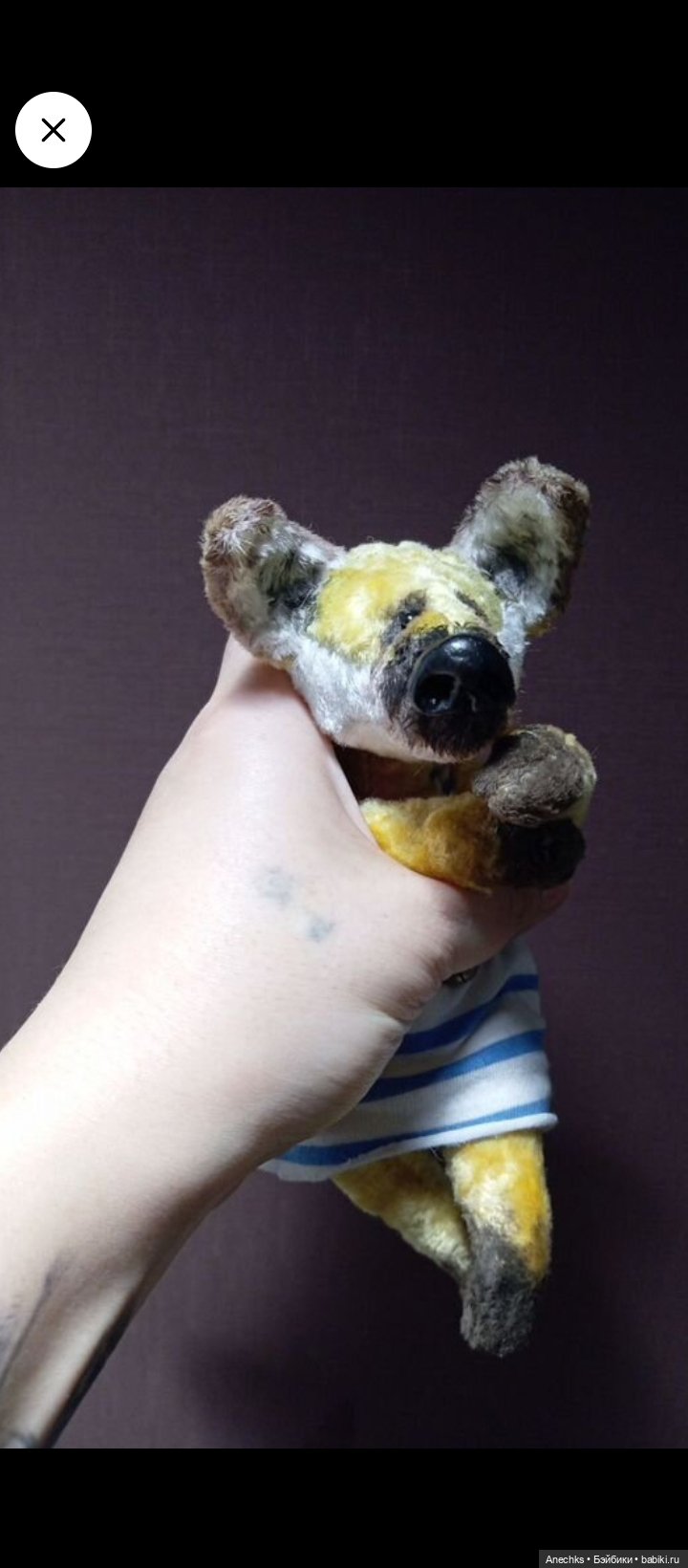 Лисенок тедди — Авторские игрушки (фото 3)