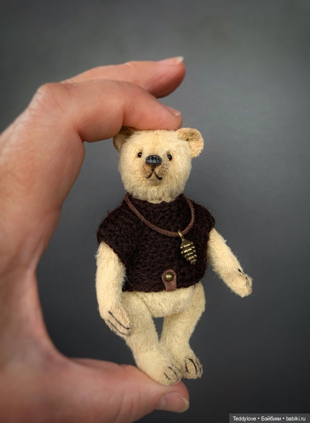 Мишка Тедди миниатюра — Авторские игрушки (фото 8)