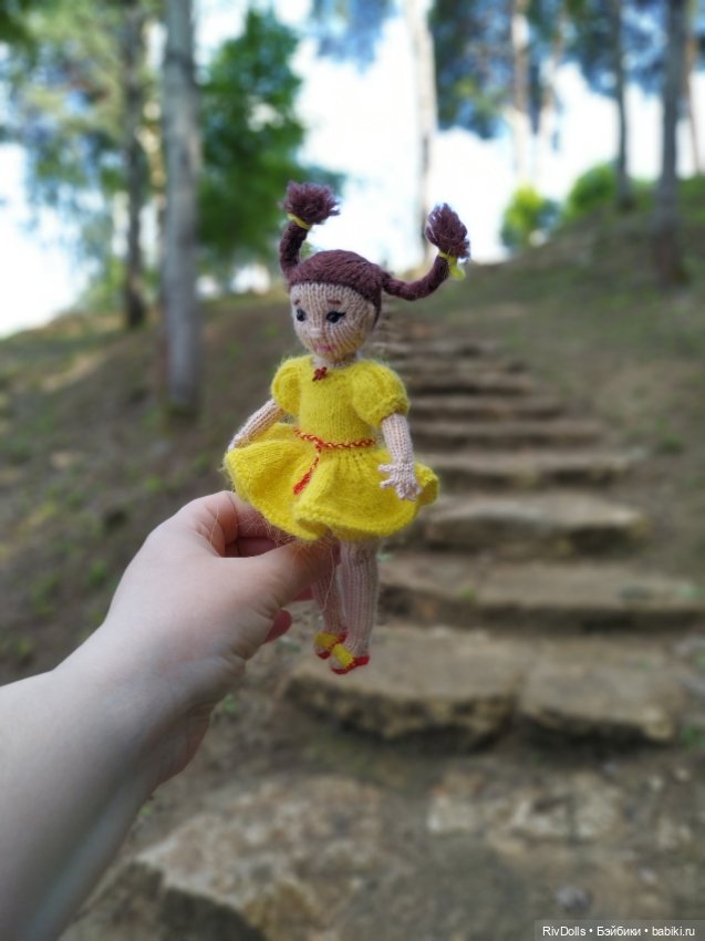 МК спицами Куколка Малышка (фото 2)