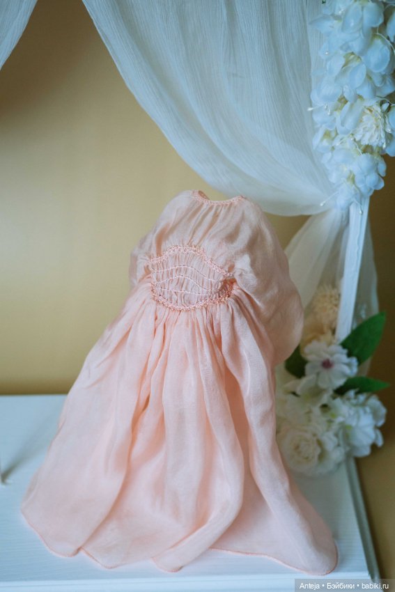 Шелковая пляжная туника для кукол 1/4 Химера Лосева Тендер (фото 6)