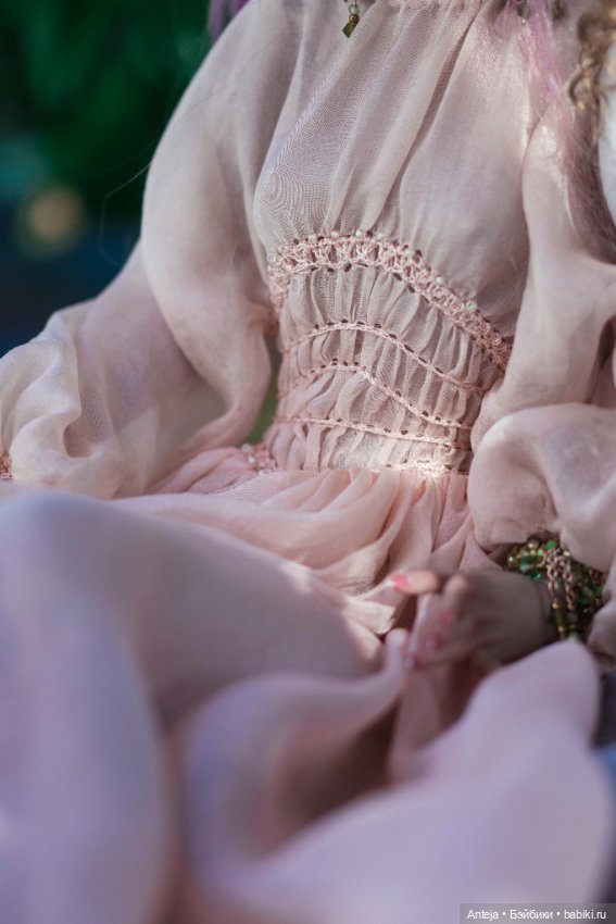 Шелковая пляжная туника для кукол 1/4 Химера Лосева Тендер (фото 2)