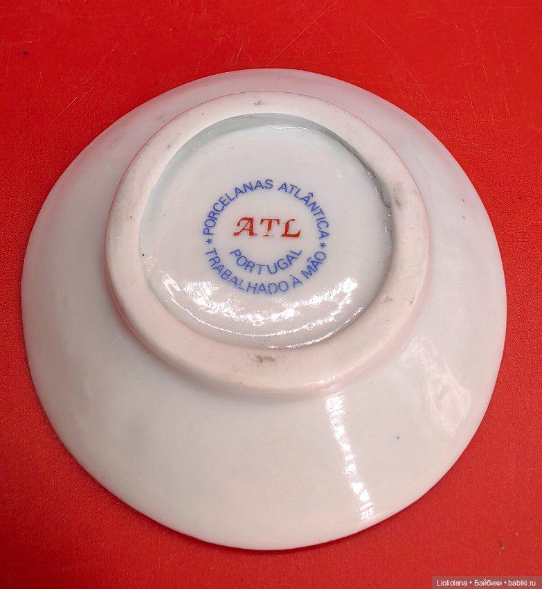 Миниатюра. Кофейная пара Бутон. Португалия (фото 5)