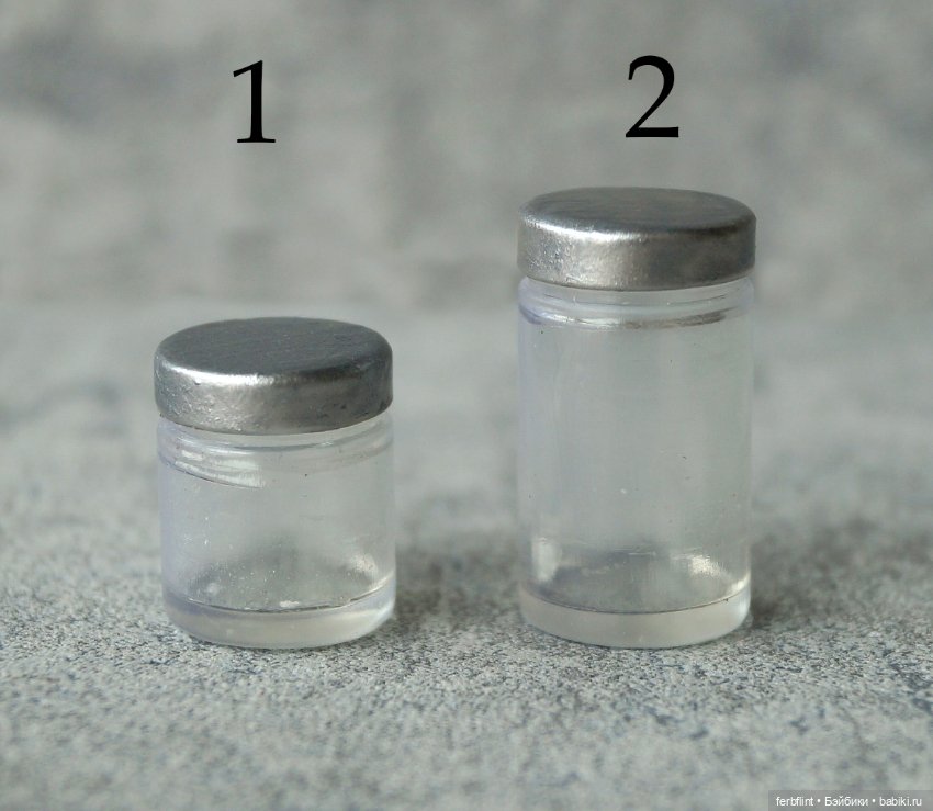 Набор из двух баночек (масштаб 1:6) (фото 2)