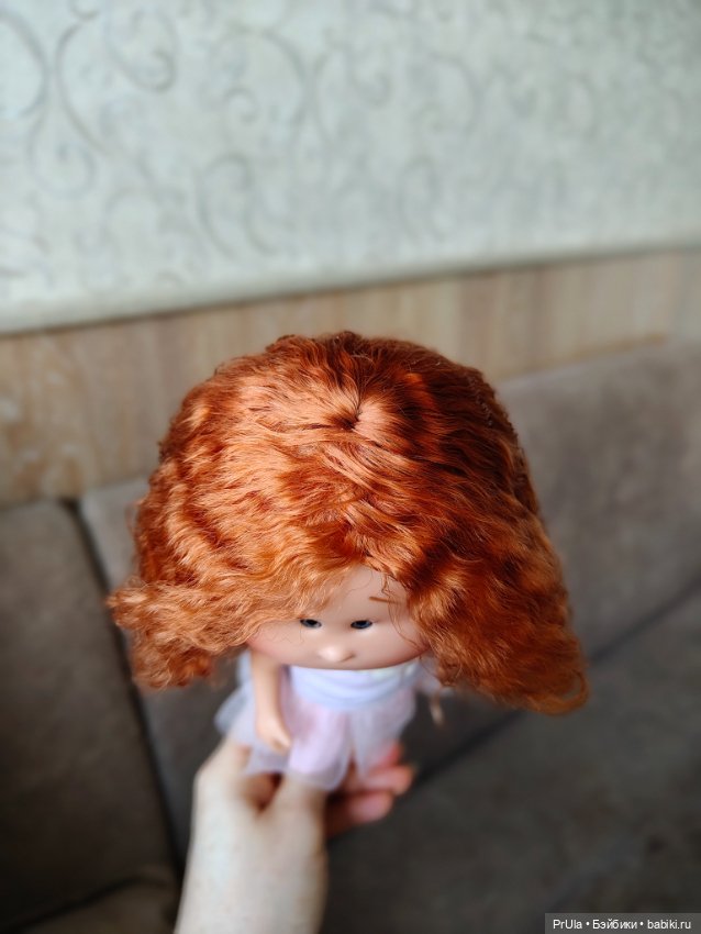 Паричок на мини Мию из козочки (фото 5)