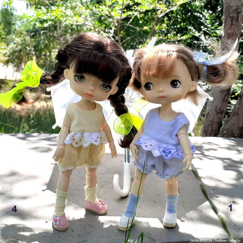 Летние комбинезоны/песочники/ромперы/пижамки для кукол Монст/ Xiaomi Monst Doll (фото 4)