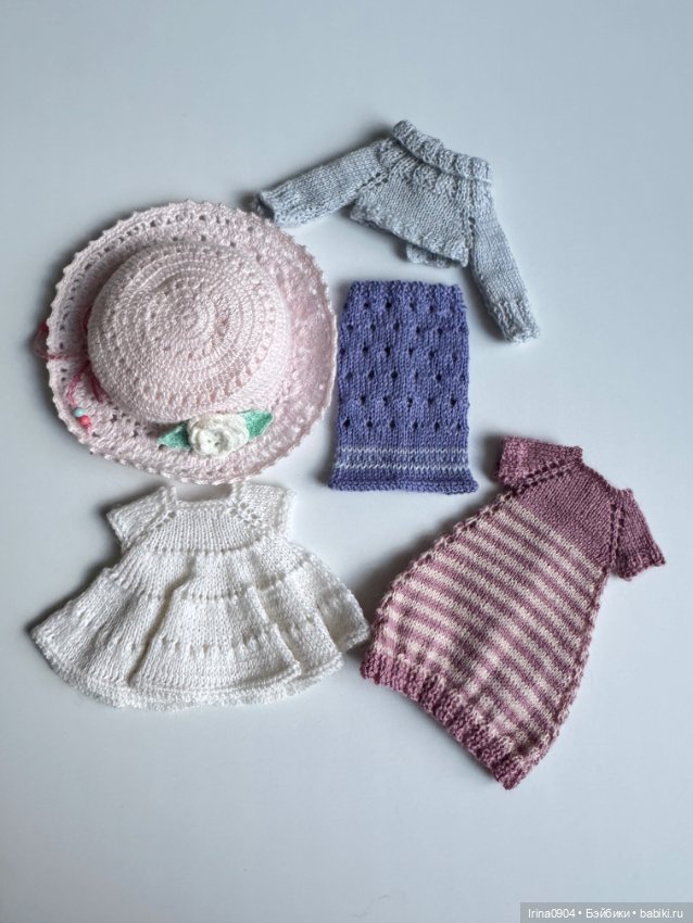 Лот одежды для кукол бжд 16 см (фото 3)