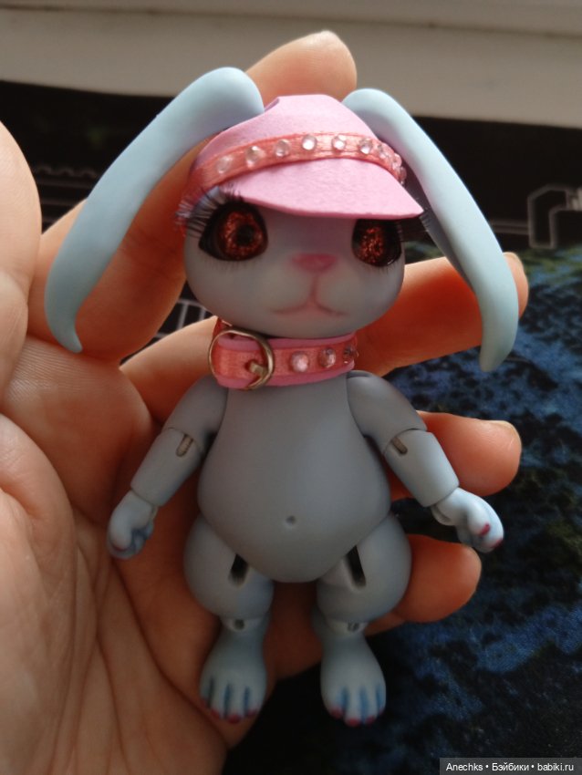 Авторский BJD БЖД зайчик с мейком (фото 7)