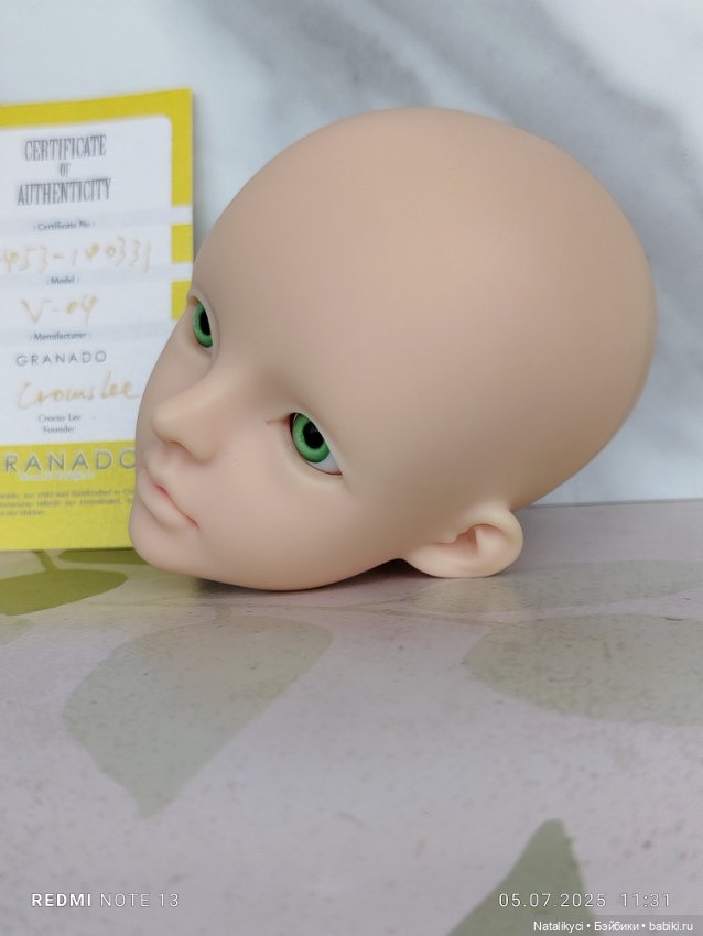 Голова Granado V- 04 ( butter yellow) (фото 6)