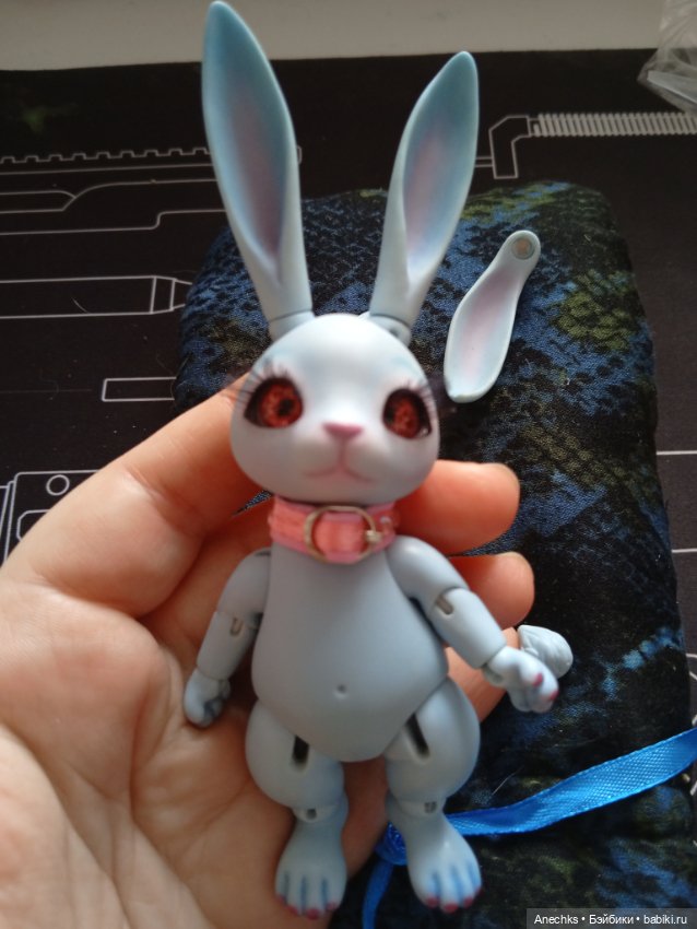 Авторский BJD БЖД зайчик с мейком (фото 2)