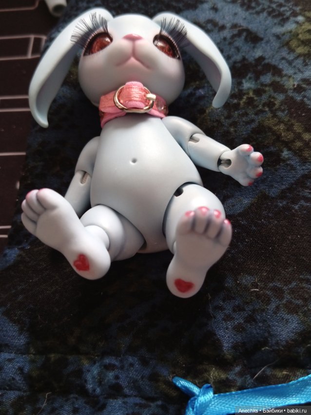 Авторский BJD БЖД зайчик с мейком (фото 4)