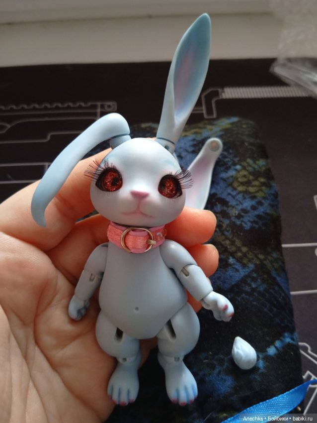 Авторский BJD БЖД зайчик с мейком (фото 5)