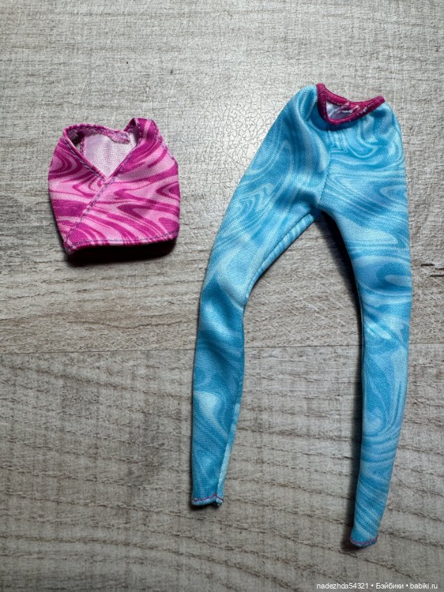 Аутфит Барби "Безграничные движения" Милли розовый с голубым (2)
